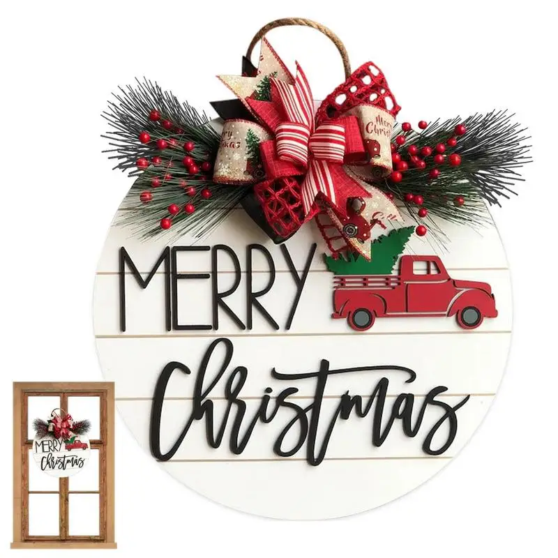 

Рождественский дверной венок, дверной венок, искусственная подвеска Xmsa для сада, дома, окна, интерьера, улицы, Рождественское украшение, подвесной аксессуар