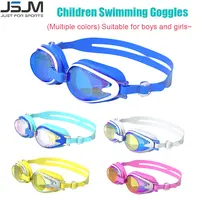 JSJM 2024 New Children Swimming Goggles Anti-Fog Anti-UV Swimming Goggles Silicone Adjustable Professional Swimming Goggles 1
