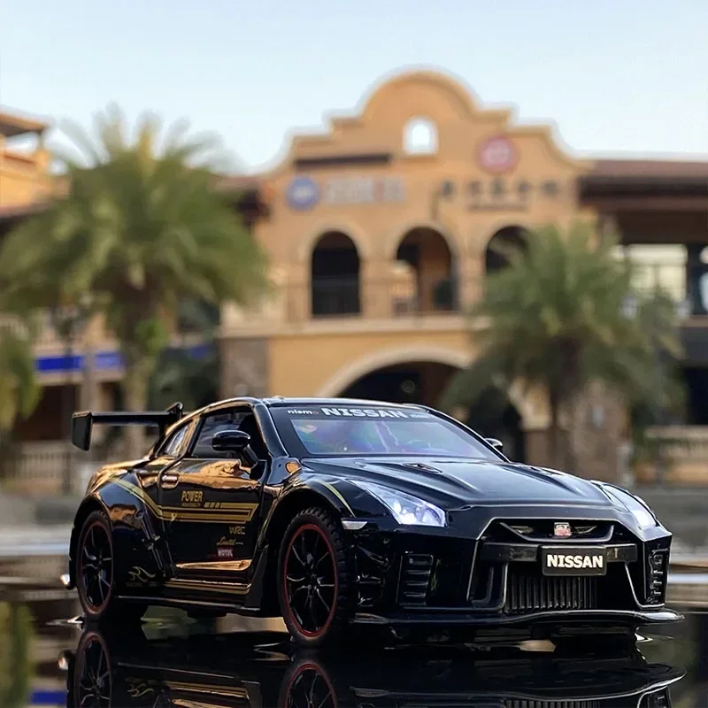Alloy Sports Car Diecast Toy - Nissan Skyline Ares GTR Racing Collection