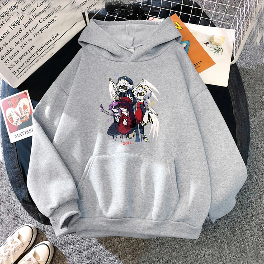 Murder Drones Uzi Doll N V Hoodie Women Harajuku Kawaii Hoodies Unisex Anime Cartoon Streetwear Aesthetic Pullovers Sweatshirts