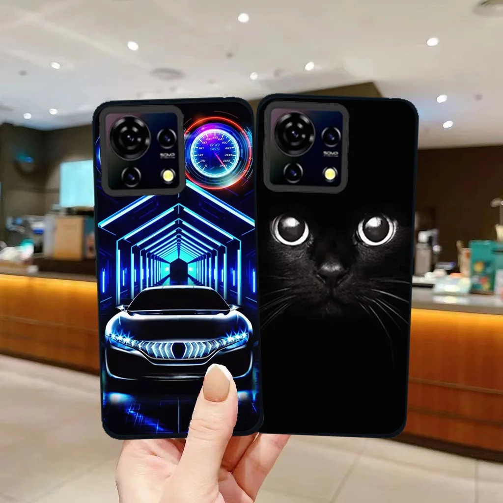 Custodia Wolf Silicon Tpu Fundas Per Zte Blade V50 Vita Pattern Soft Tpu Cover Protettiva Shell