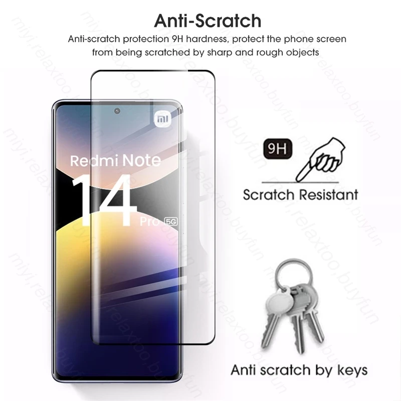 3-Pack 9D Curved Screen Protectors for Smartphones - Enhanced Glass Protection