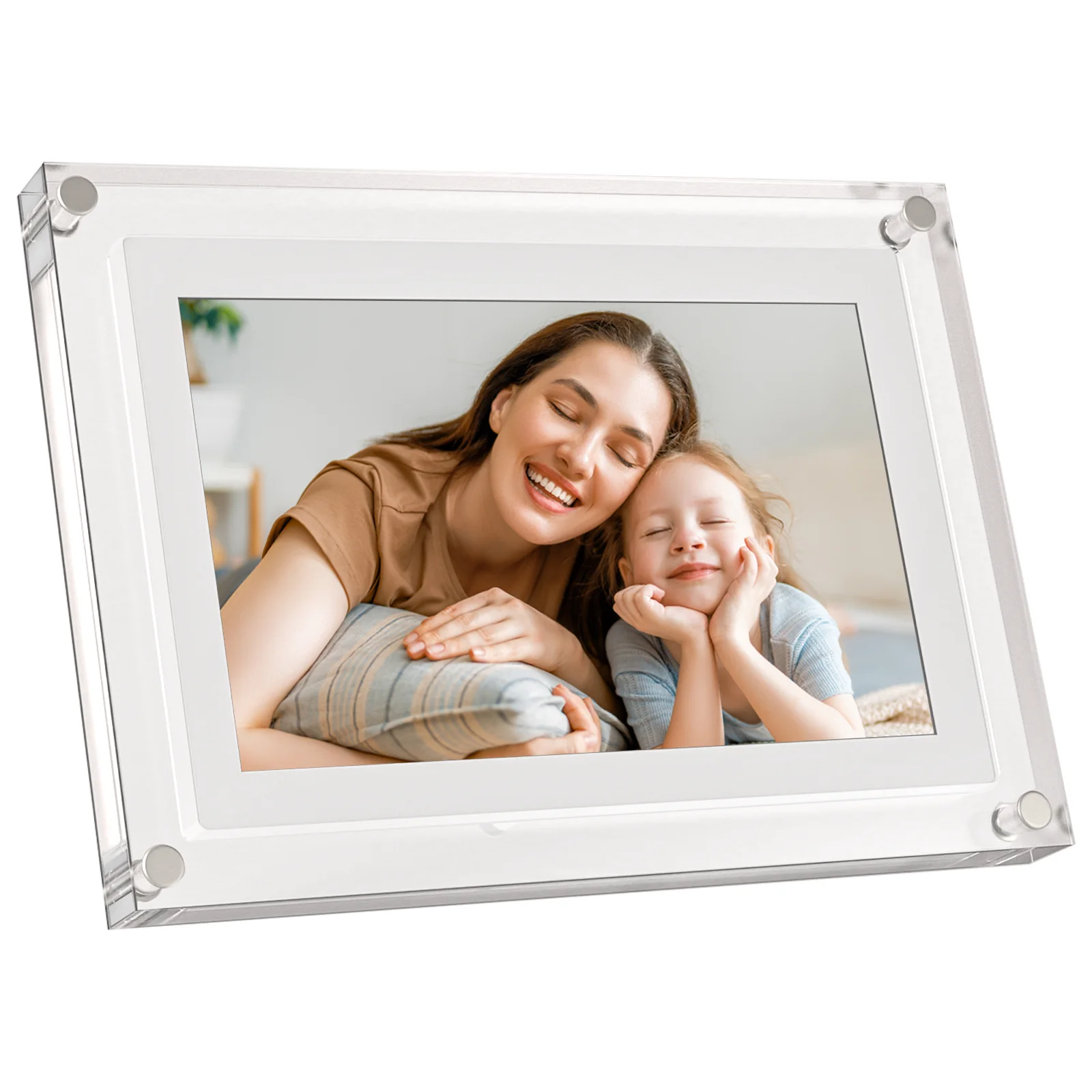 10.1 インチアクリルデジタルフォトフレーム 1280 × 800