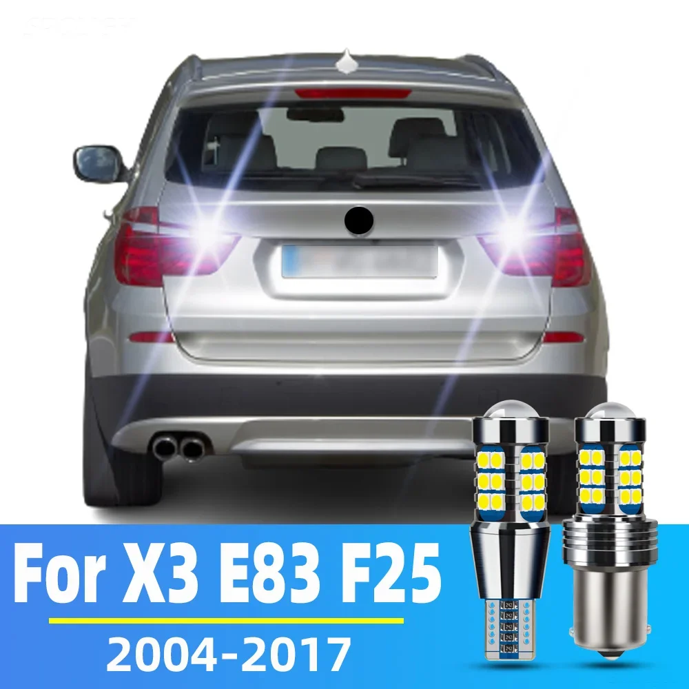 

2pcs LED Reverse Light For BMW X3 E83 F25 Accessories 2004-2017 2008 2009 2010 2011 2012 2013 2014 2015 2016 Backup Back Up Lamp
