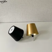 AITHEA Wireless LED Wine Bottle Light Rechargeable Vases Table Lamp Touch Switch Night Light for Cafe Bar Club Restaurant Decor 4