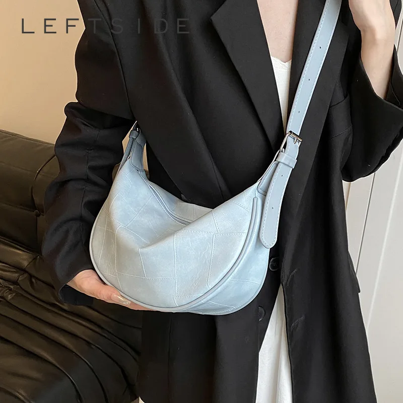 

Small Stone Pattern Cute PU Leather Shoulder Bag Handbags Designer Women 2024 Y2K Korean Fashion Solid Color Crossbody Bag