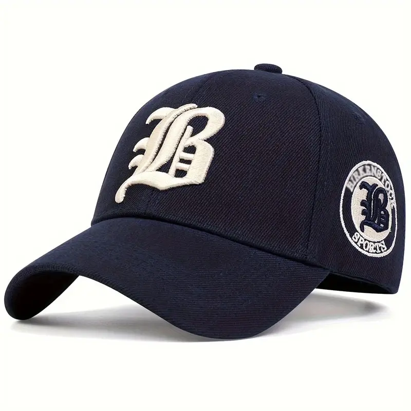 Unisex Gothic Letter FLB Embroidery Baseball Caps Spring and