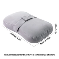 Oreiller pour dormeurs latéraux, oreiller de soutien pour les maux de hanches et de dos, peluche, ceinture de liaison et lavable en Machine 2