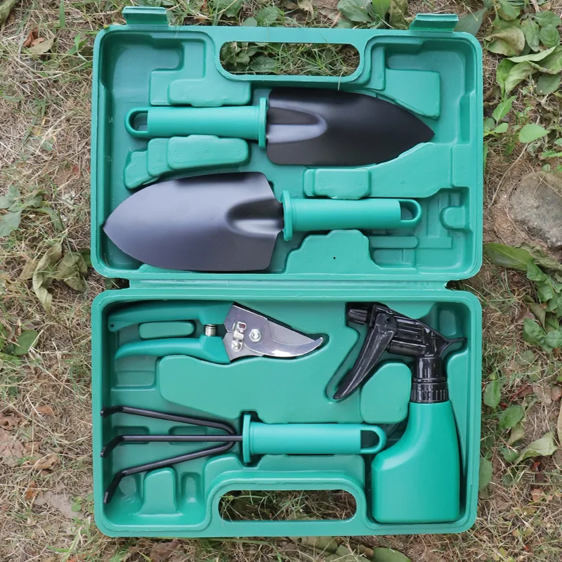 Garden Tool Set, 5-Piece Garden Utensil Sets, Home Gardening And Planting, Vegetables Growing Supplies, Horticultural Shovel Box 2