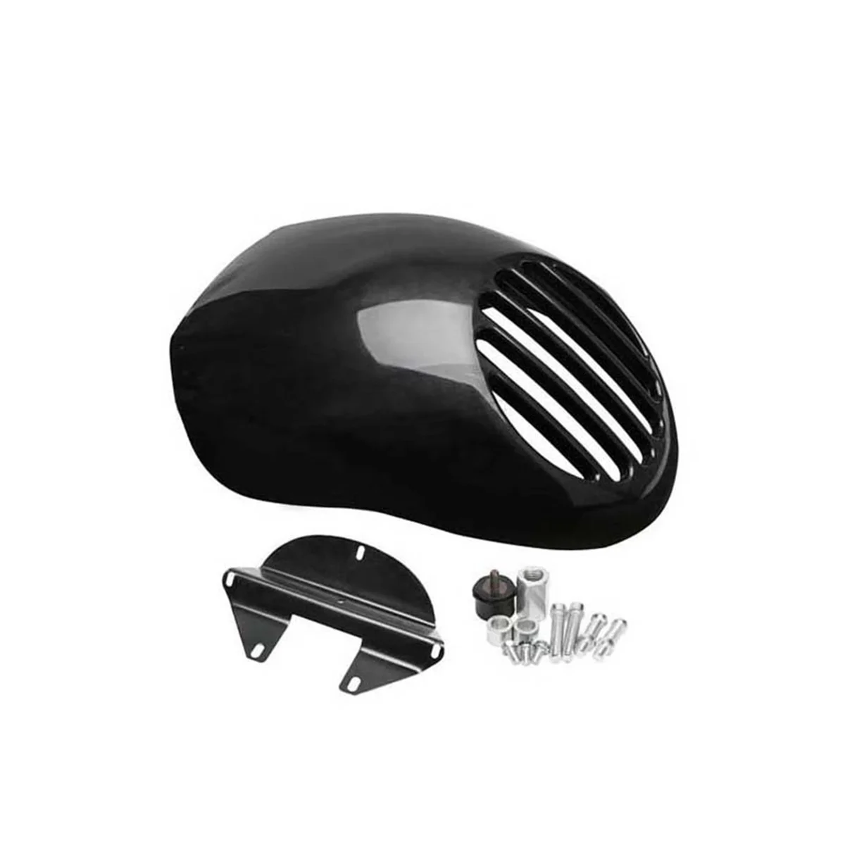 

For Harley 883 XL1200 Retrofit Grille head light lamp Protector Fairing Motorbike Accessories Matte Black
