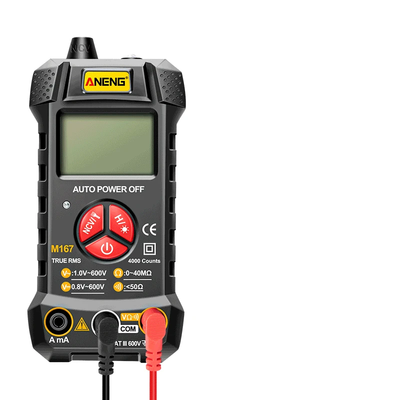 Description Picture 2 of itemANENG M167 Digital Mini Multimeter Profesional 4000 Counts AC/DC Electrical Instruments Tester Auto Range Meter Multimetro Tool