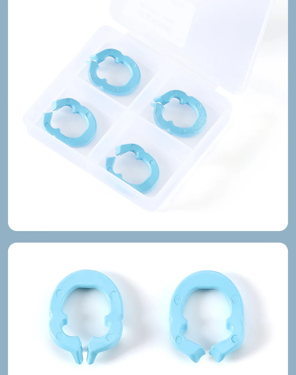 4 Teile/satz AZDENT Dental Harz Klemm Ring Separator Schnitt Konturierte Metall Matrizen Halter Verwendung für Matrix Feste Forming Blatt – Detail 6