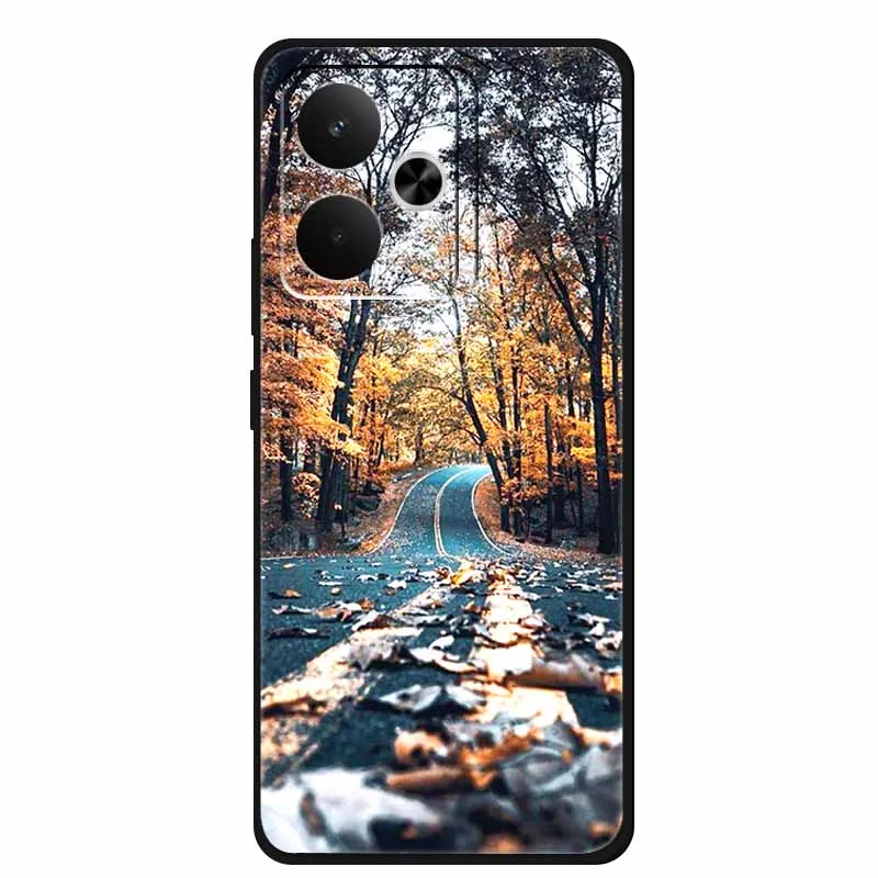 Sleek Black Silicone Soft Back Phone Case Cover