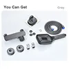 Wall Mounted Grey Waterfall Shower Set Bathtub Shower Faucet Brass Split Hot & Cold Mix Faucet Small Bathroom Shower Set 5