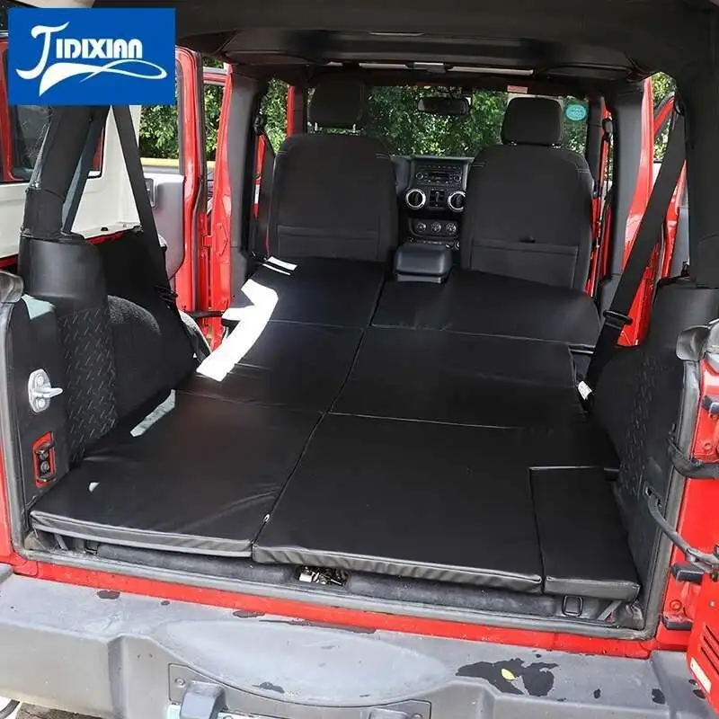 fit for Jeep Wrangler JK 2007 2008 2009 2010 2011 2012 2013 2014 2015 Car Trunk Rest Folding Seat Mattress Travel Beds