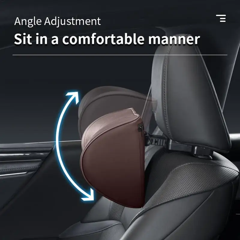 

Автомобильная подушка для шеи для вождения, 3D подушка для шеи с медленным восстановлением формы, дышащая подушка для шеи, мягкая поддерживающая Подушка с крючком для путешествий, бизнеса