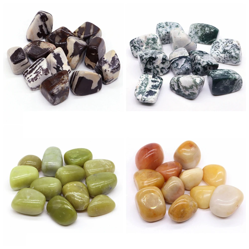 Healing Stones Natural polished Crystals and Healing Stones Amethyst Rose Quartz Gemstones for Kids Collection Rock Garden Decor Bulk Wholesae