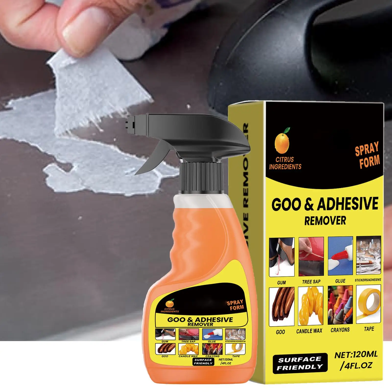 Adhesive Glue Remover Spray 120ml 2
