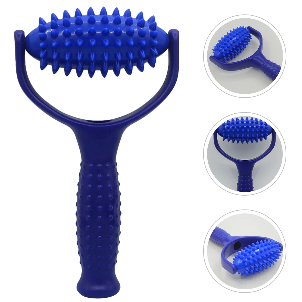 

Body Spiked Massage Ball Roller Stick Yoga (Blue) Eye Massager Wand Pvc Leg Neck