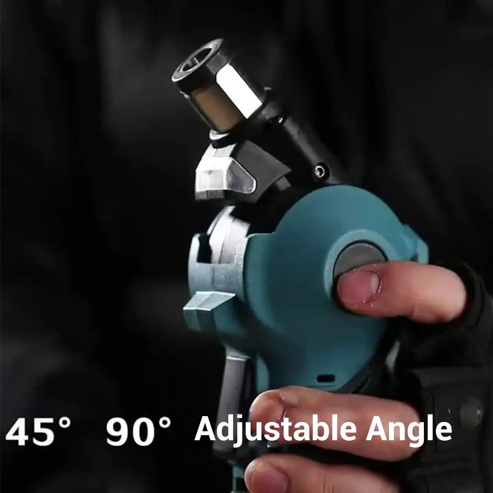 Cordless Electric Hammer Copper Motor 4200ipm 0/45/90 Degree Adjustable Head Hammer Drill Rechargeable for Makita 18V Battery 3