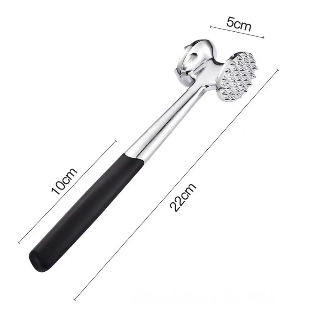 Meat Tenderizer Hammer Dual-Sided Mirror Polished Comfortable Grip Pounder Heavy Duty Pounder Tool For Steak Fish