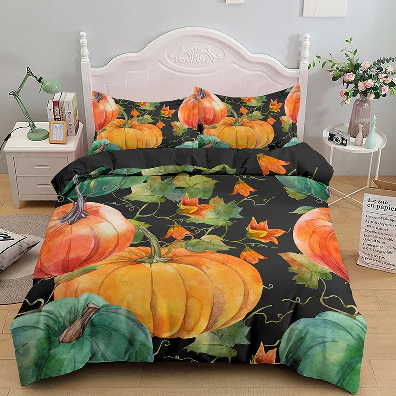 Autumn Pumpkin Halloween Bed Set