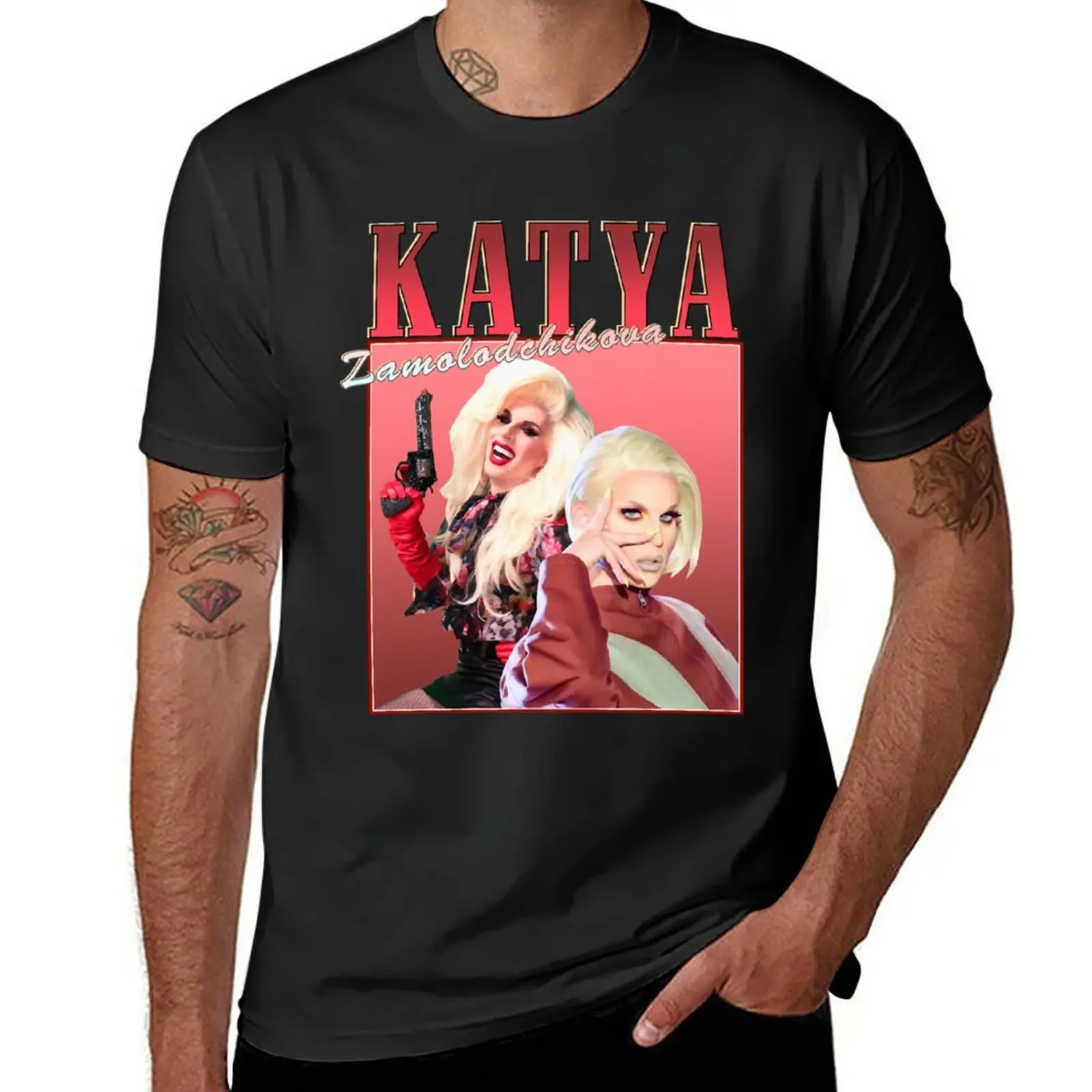 

New Katya Zamolodchikova Retro Design T-Shirt heavyweight t shirts Short t-shirt vintage t shirt plain t-shirt mens t shirts