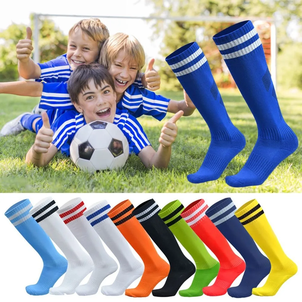 Sports Football Socks Non-slip Grip Football Socks Children Outdoor Running Fitness Socks 1