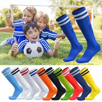 Sports Football Socks Non-slip Grip Football Socks Children Outdoor Running Fitness Socks 1