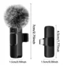 NEW Wireless Lavalier Microphone Audio Video Recording Mini Mic For iPhone Android Laptop Live Gaming Mobile Phone Microphone 2 NEW Wireless Lavalier Microphone Audio Video Recording Mini Mic For iPhone Android Laptop Live Gaming Mobile Phone Microphone 2