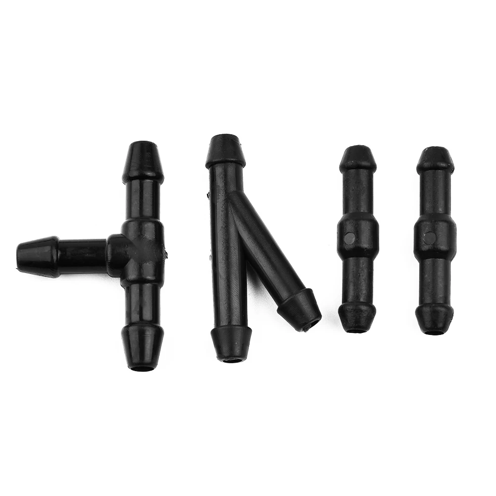

Connectors Spray Hose Fitting Separator Black New Windscreen Windshield Accessories Parts Replacement Practical