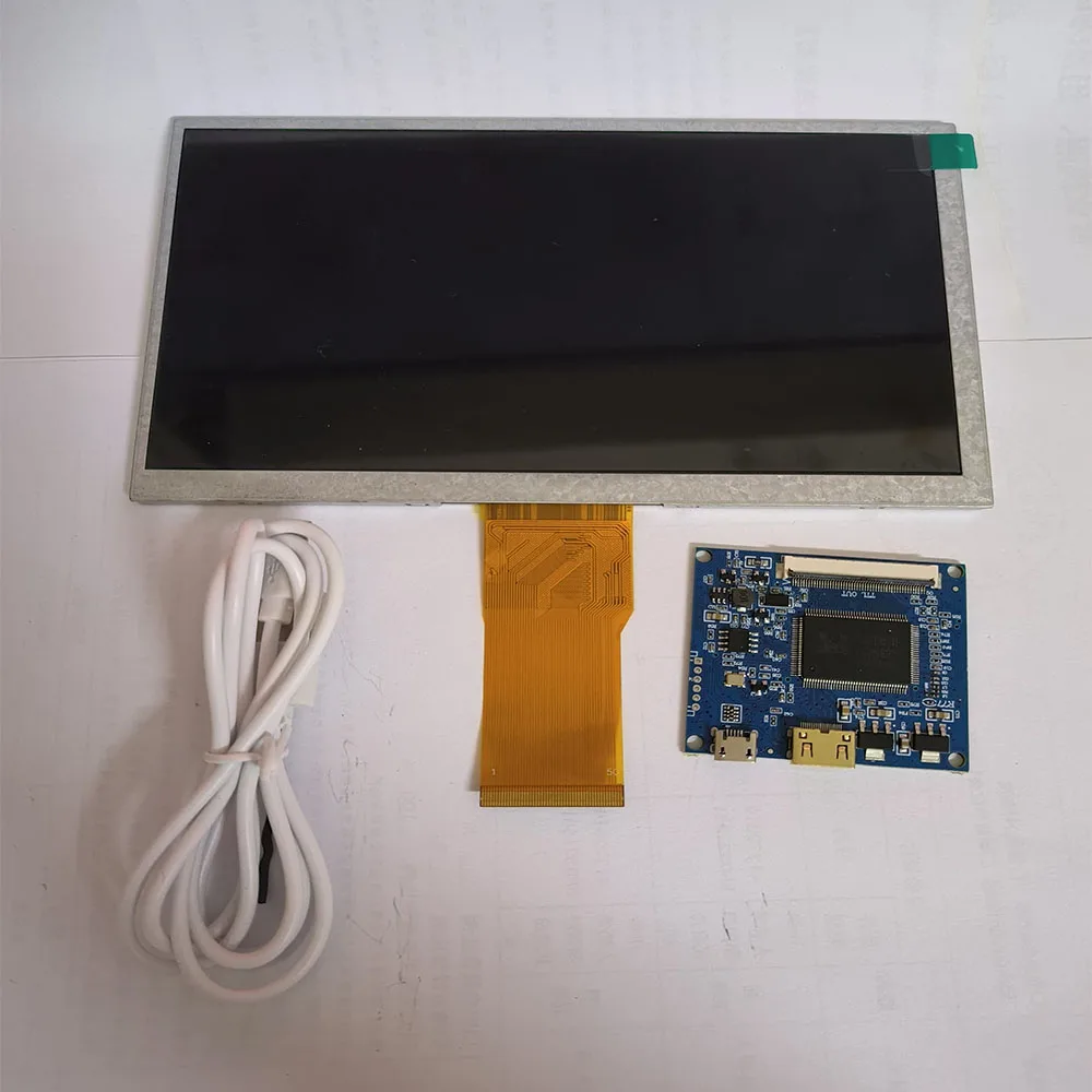 7 Inch 1024*600 Mini HDMI Controller Driver Board TFT LCD Screen for Computer Case Monitor Display Raspberry Pi,lcd screen,lcd monitor driver board