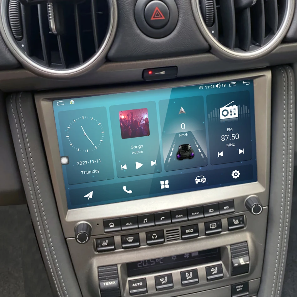 

For Porsche Boxster 986 Carrera 911 996 2004-2013 Silver IPS Android Auto 8+256G Car Radio GPS Player Carplay Navi Qualcomm6125