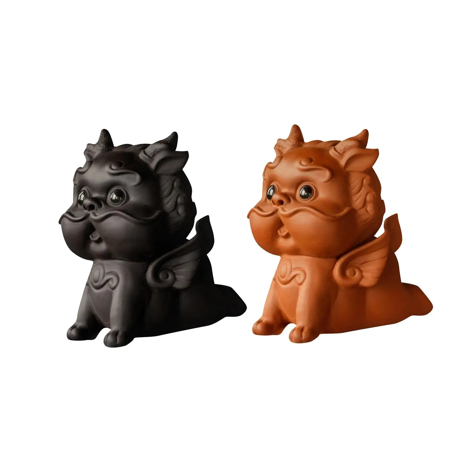 

Pixiu Figurine Tea Pet Sculpture Pixiu Statue for Table Centerpiece Tea Room