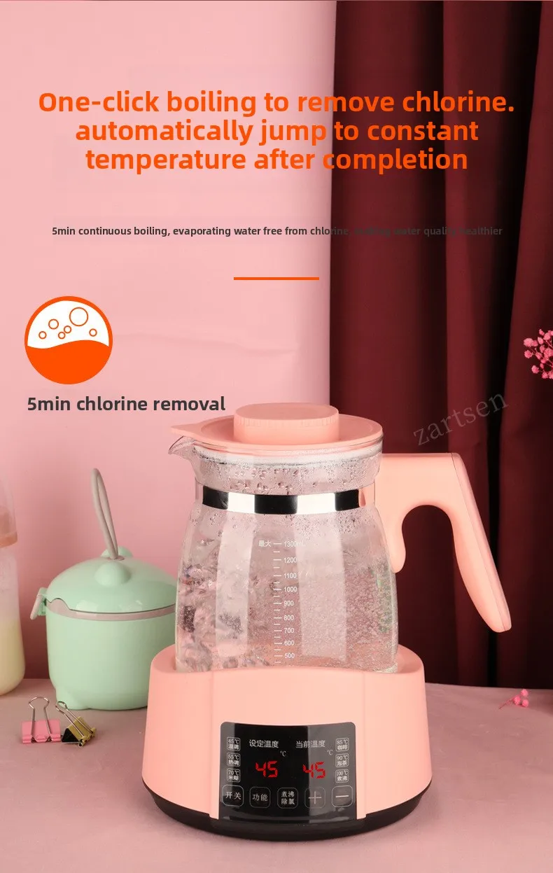 Description Picture 6 of item1.3L Infant Thermostatic Milk Regulator Home Electric Kettle 24h Thermos Kettle Multi-function Temperature Control Health Kettle