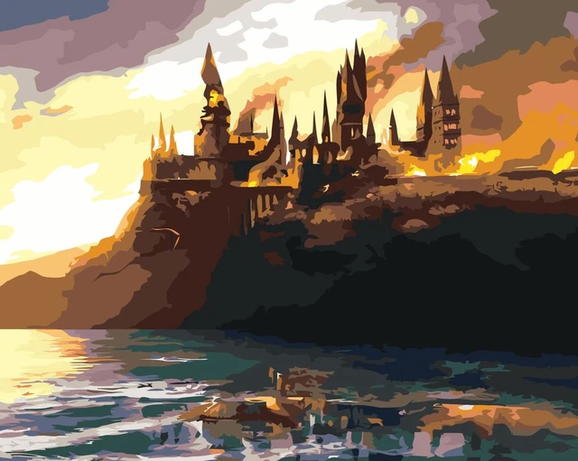 Harry Potter Castle Paint by Numbers