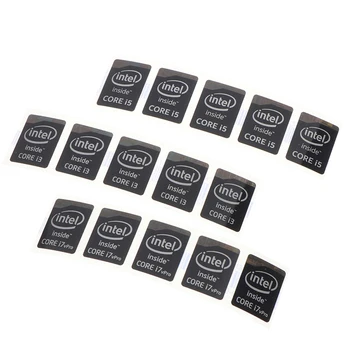 Variety Of Choices Original 4th Generation I3 I5 I7 Celeron Intel Core Sticker Label 5PCS Logo Label Laptop Metal Logo Sticker 1