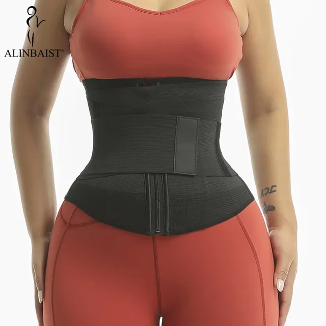 Double Compression Waist Trainer for women Adjustable Belly Tummy Control  Buckle Waist Wraps Body Shaper Stretch Waist Bands - AliExpress