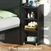Bed Frame Full Size with Storage Headboard, Slide Out Bedside Storage, Beds with Charging Station & LED Lights, Full Bed Frame 5