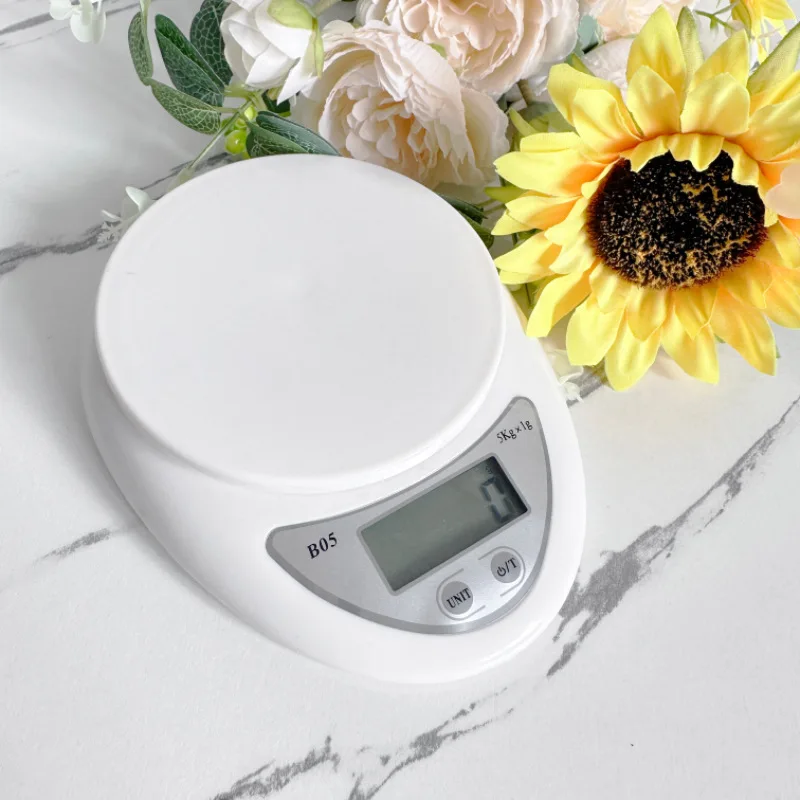 Portable Scale 1pc 5kg LED Portable Digital Scale Scales Food Balance Measuring Weight Kitchen Electronic Scales Small Scale Weighing In Grams
