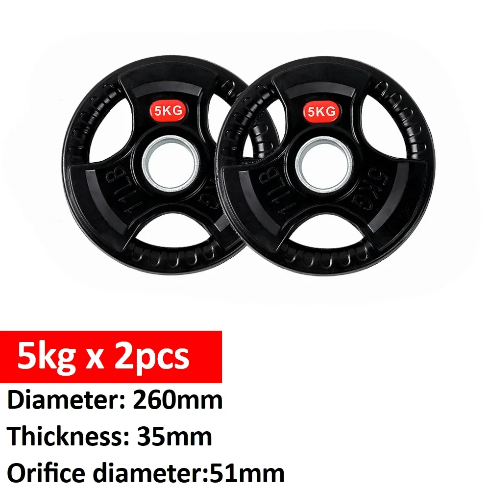 Discos para barra de pesas recubiertos de goma para gimnasio casa_voghion.com