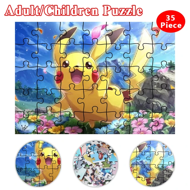 35/300/500/1000 Pieces Jigsaw Puzzle Pikachu Jigsaw Puzzle