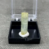 Natural Brazil Aquamarine Mineral specimen + box size 3.4cm + healing quartz crystals and stones rock gemstone 2
