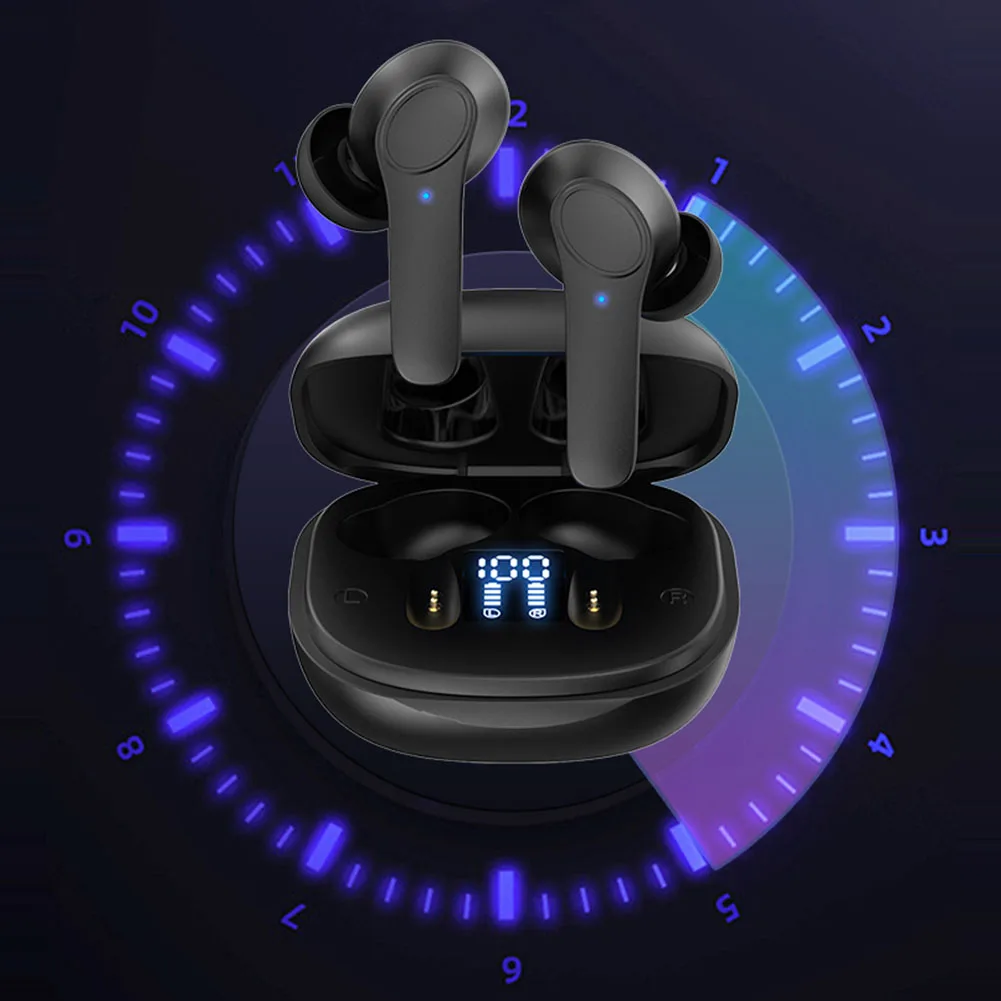 144 Languages Real Time Translator Earbuds 4 Translation Mode Wireless BT Translator Headset IPX6 Waterproof for Business Travel