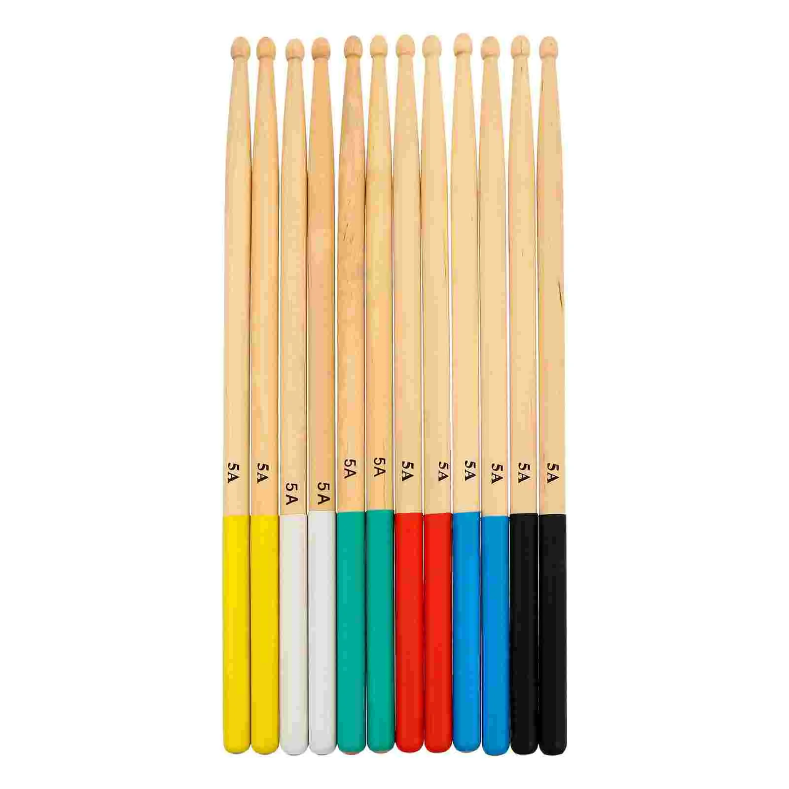 

6 Pairs Chicken Thigh Drum Stick Instrument Drumsticks Durable Round Head Light Percussion Tool Child