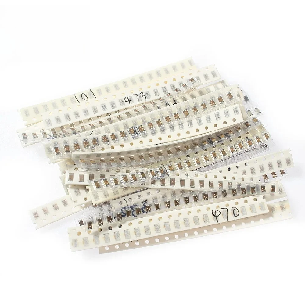 320/720PCS 0603 0805 1206 SMD Capacitor 16values 36values Assorted Kit 10PF-226M/1PF-220NF 10PF 220PF 470PF 100NF Electronic Set