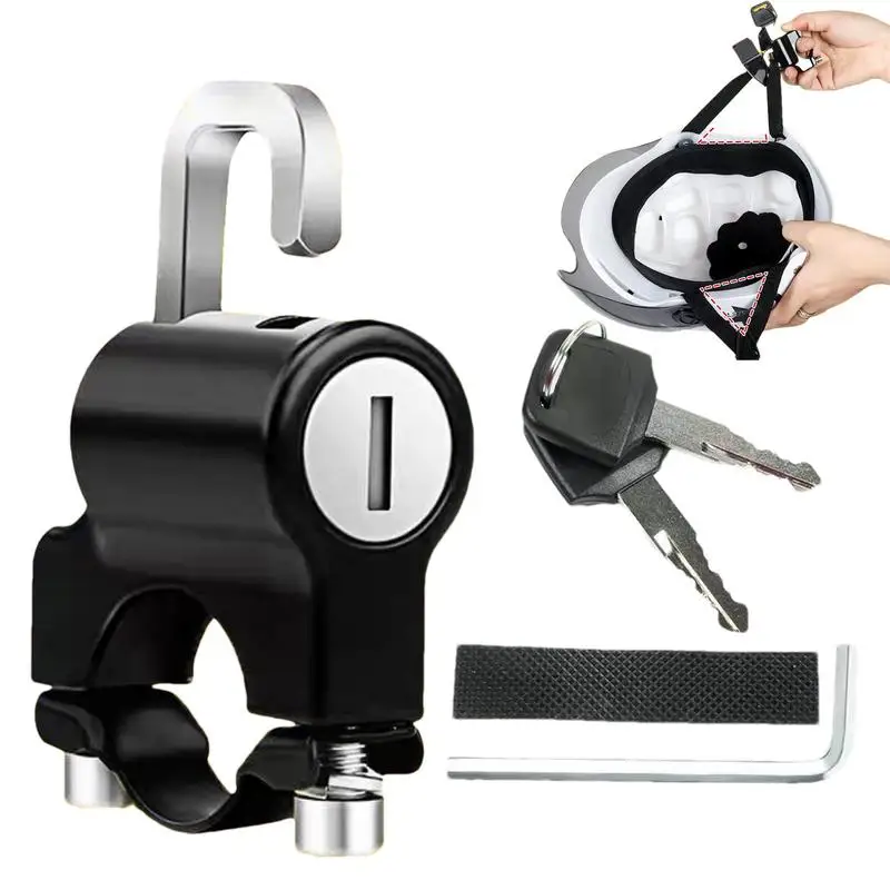 

Motorcycle Hat Lock Protection motorbike Anti Theft Lock Ensures weather resistant Electric Scooter Safety Padlock For Bike