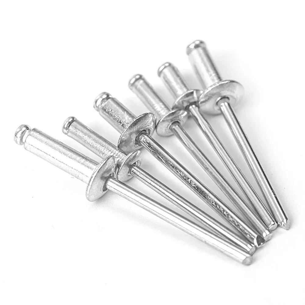 Rivets and Fasteners 120pcs Aluminum Alloy Riveter Sets Pop Rivets Assortment Kit Furniture Dome Head Blind Rivet Nut Tools