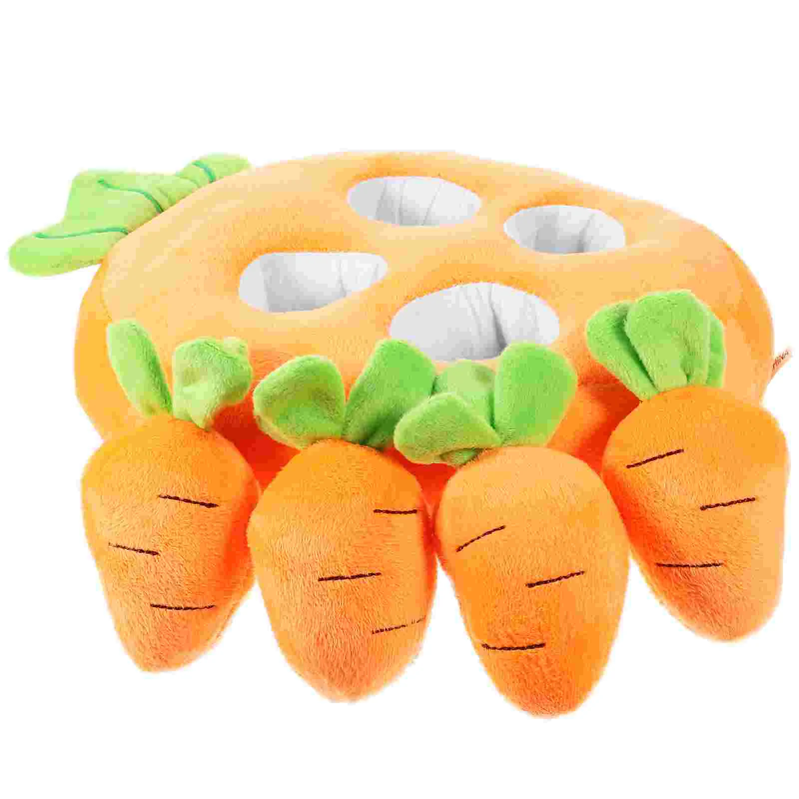 

Rabbit Foraging Toy Hamsters Toys Decorative Carrot Shaped Rabbits Household Bunny Pp Cotton Stuff