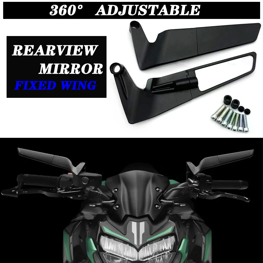 

NEW Rear View Mirrors Motorcycle Rearview Side Mirrors For Kawasaki Z900/Z1000 ABS/Z800 ABS/Z800/ 2012-2023